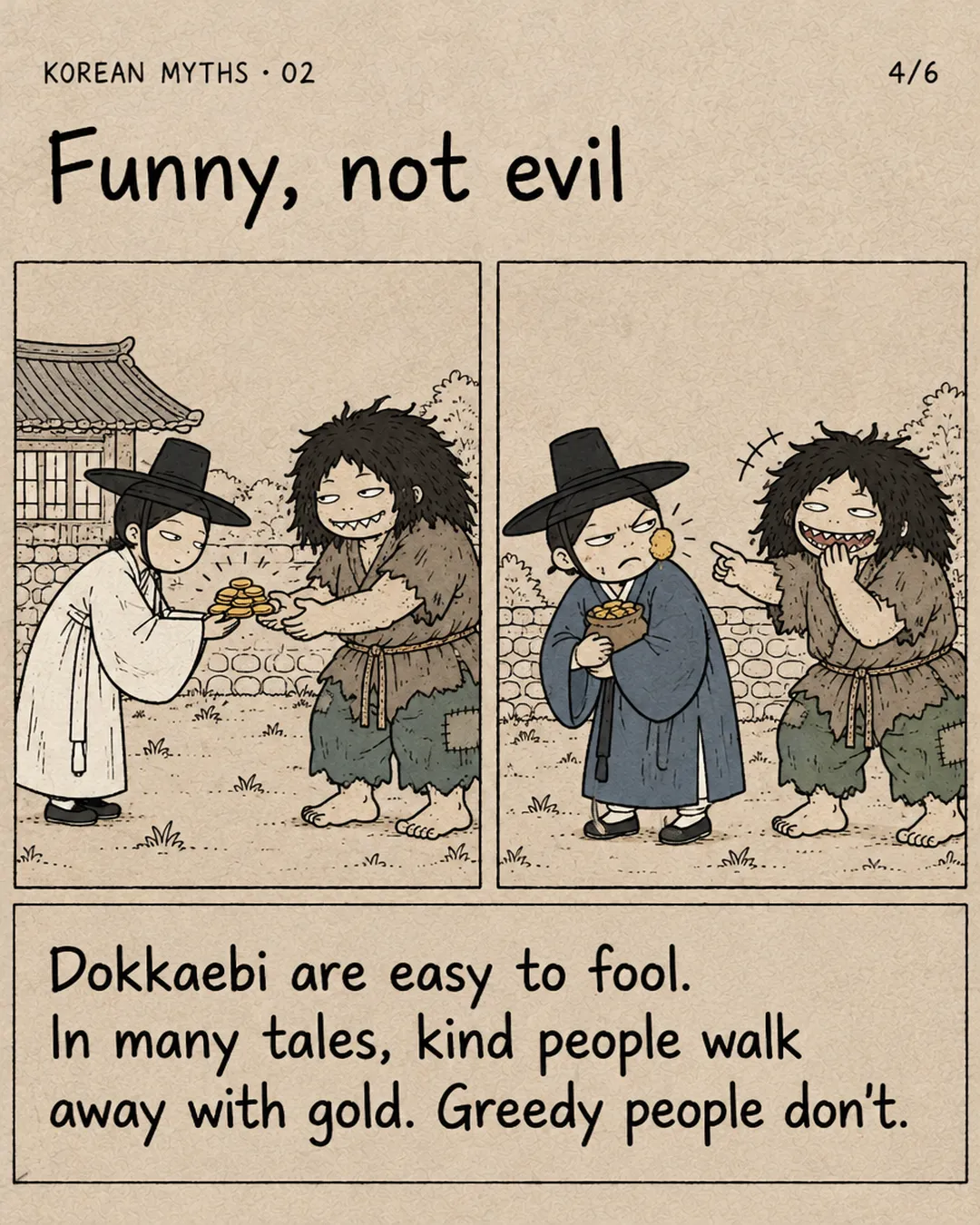 Funny, not evil