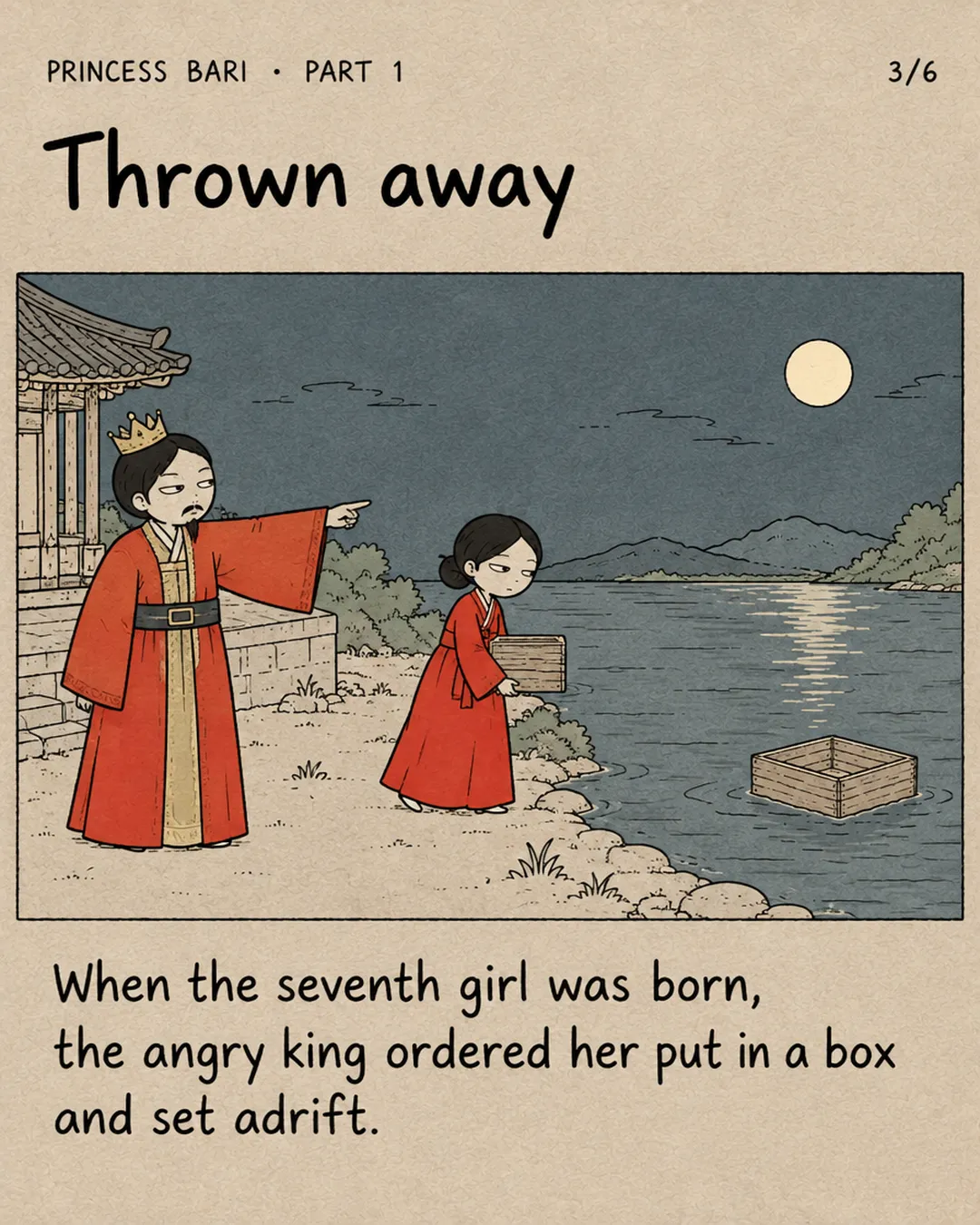 Thrown away